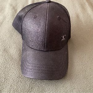 Black sparkle hat